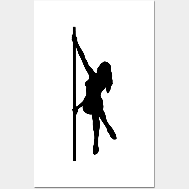 Pole Dancer Wall Art by Liniskop